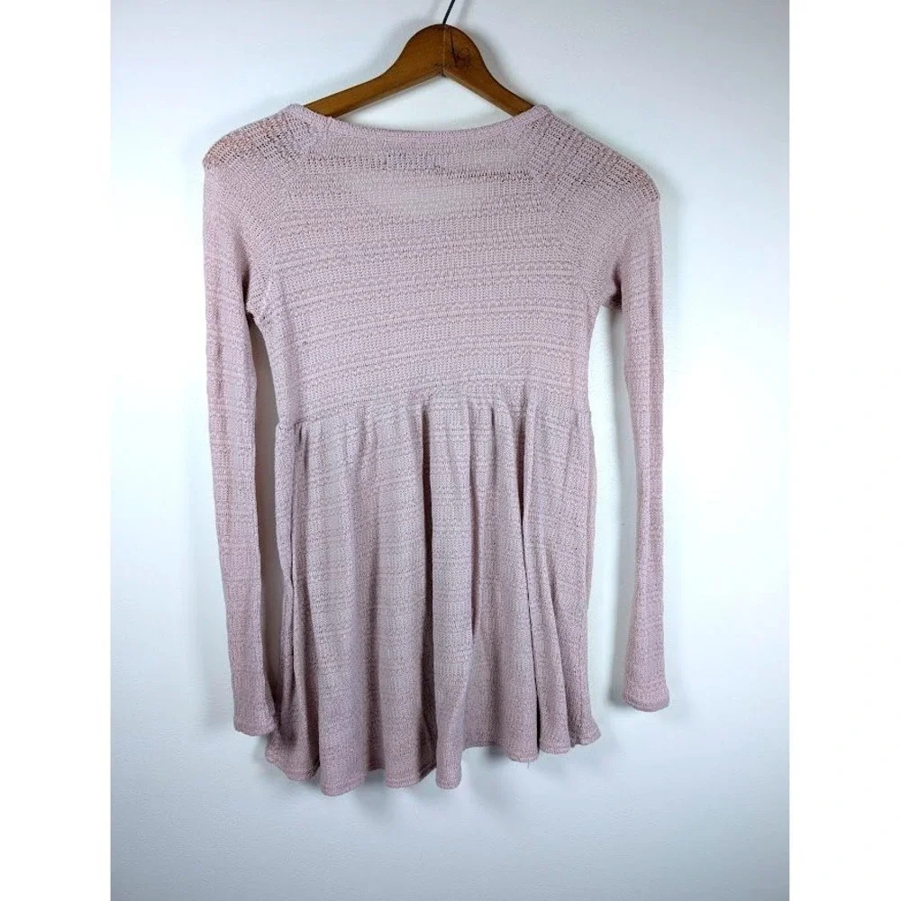 American Eagle‎ Babydoll Top Size Small Knit Pastel Fairy Y2K Feminine Coquette